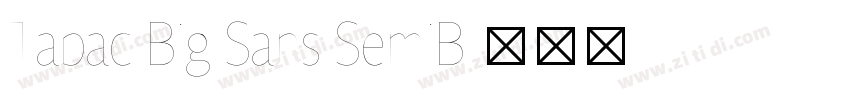 Tabac Big Sans SemiB字体转换 Tabac Big Sans SemiB字体转换
